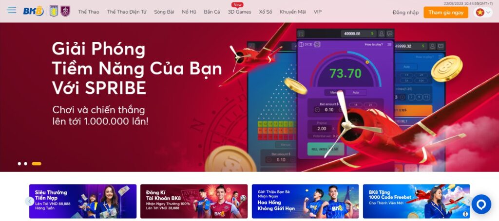 giao diện bk8